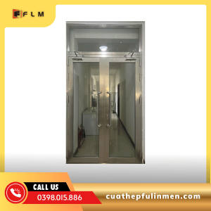 CỬA KÍNH 2 CÁNH CHỐNG CHÁY-FLM60