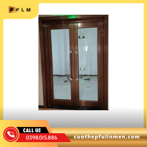 CỬA KÍNH 2 CÁNH CHỐNG CHÁY-FLM61