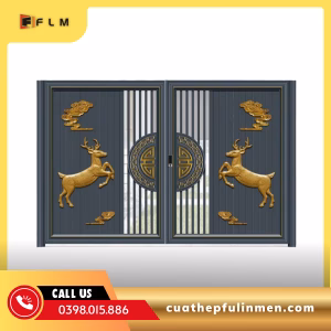 Cửa Cổng Nhôm Cao Cấp FLM 114