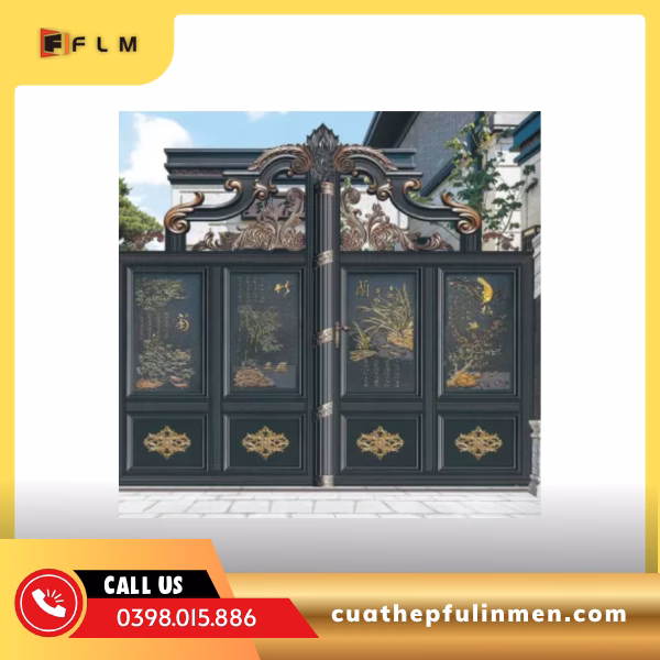 Cửa Cổng Nhôm Cao Cấp FLM 118