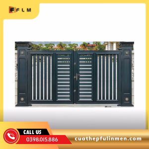 Cửa Cổng Nhôm Cao Cấp FLM 123