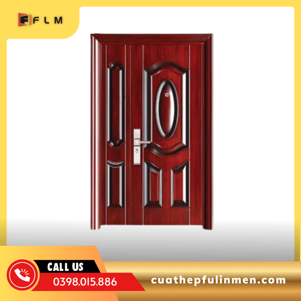 cửa thép chống cháy-chống trộm 10cm-FLM81